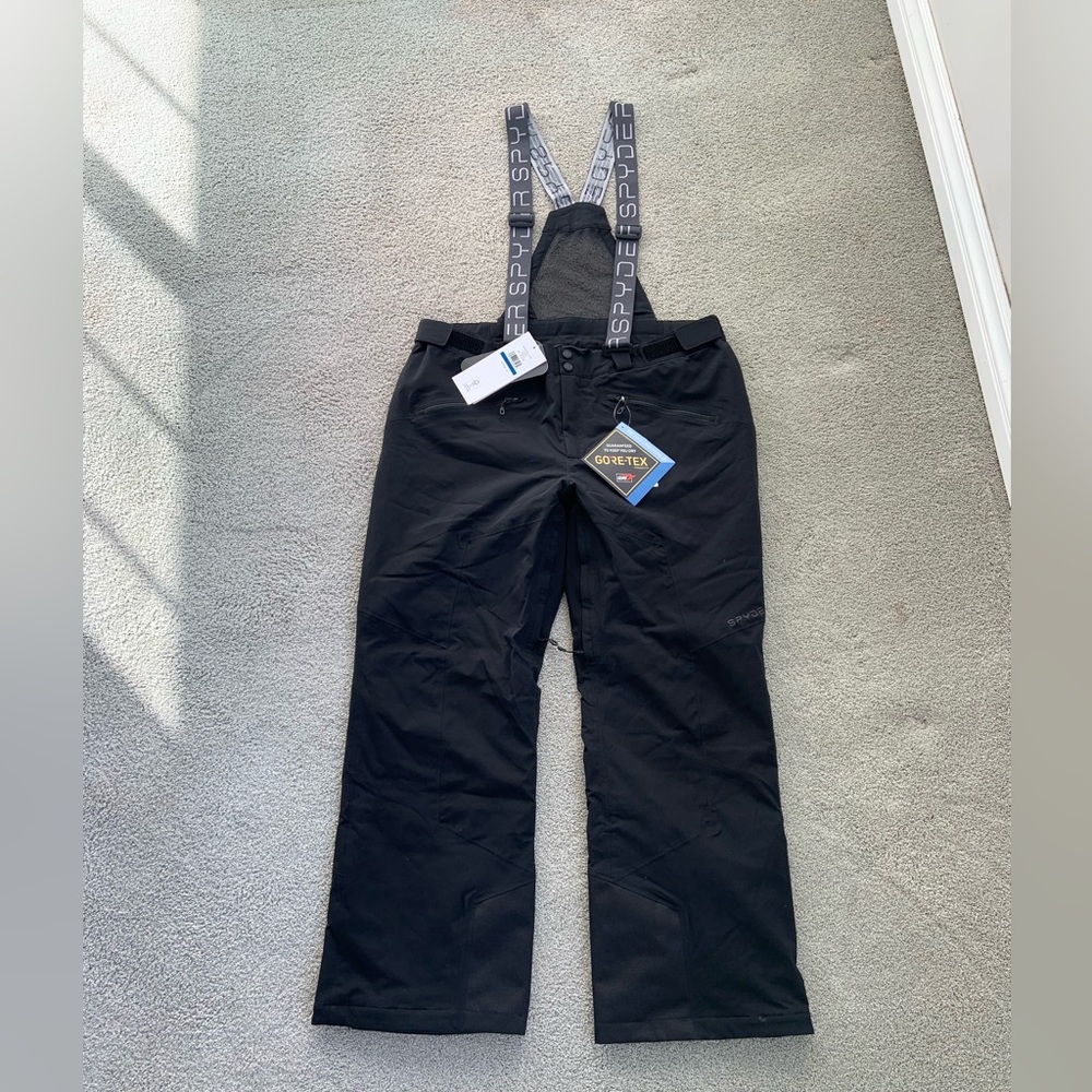 Men's SPYDER Sentinel Gore-Tex Insulated Ski Pants Adjustable Suspenders XL